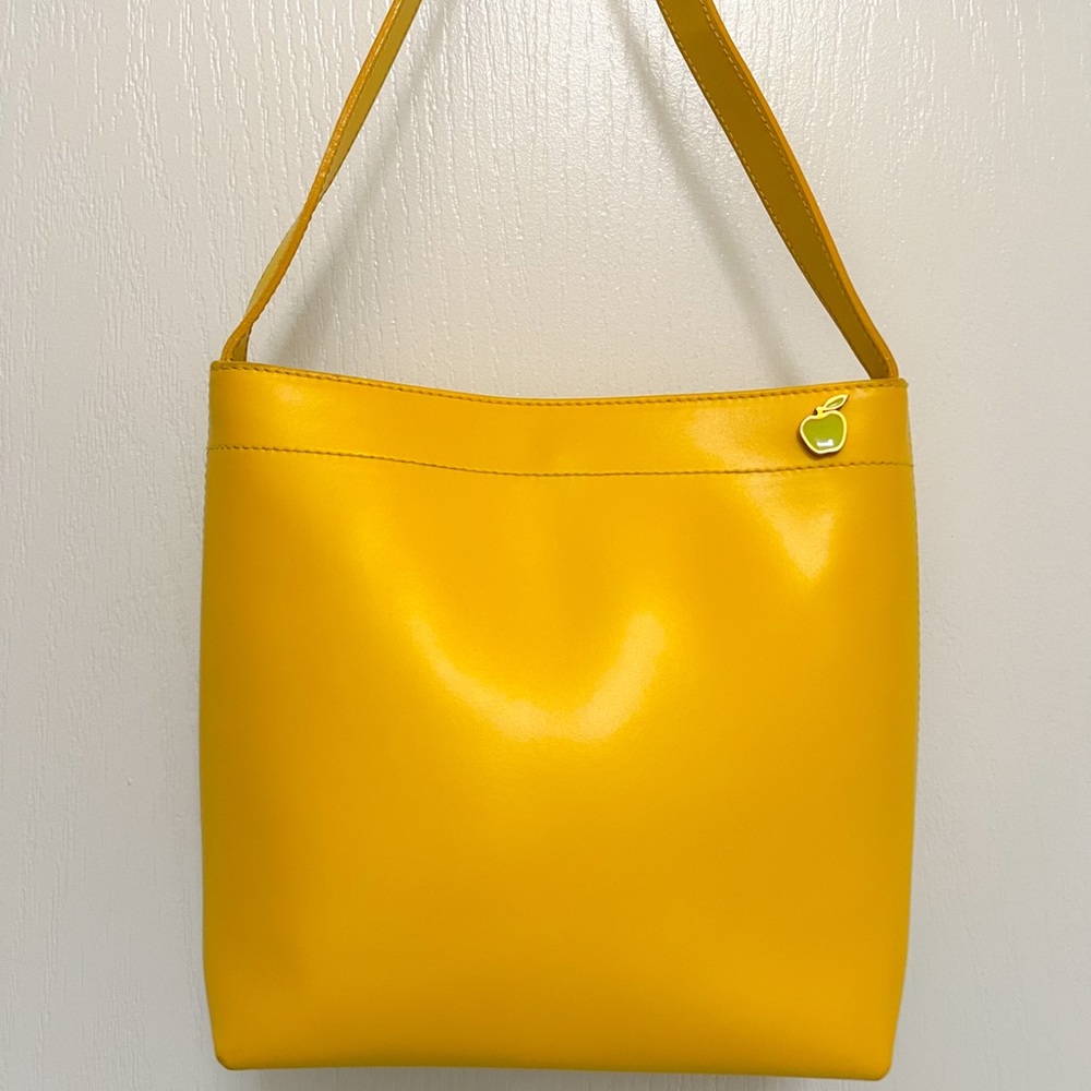 Made in Italy Yellow Furla leather Bag